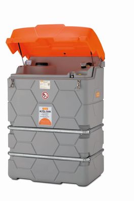 CEMO 1000l Cube Altölsammeltank für Altöl zur Aussenaufstellung mit Zulassung