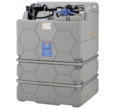 CEMO Cube AdBlue Tankanlage 1500 Liter Premium mit Zählwerk und Schlauchtrommel