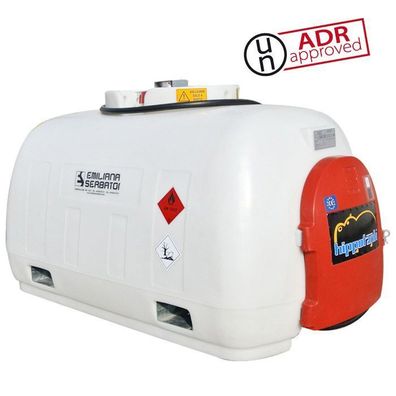 Mobiler Dieseltank Mobile Dieseltankstelle Hippotank 960 ADR Zulasung 230V Pumpe