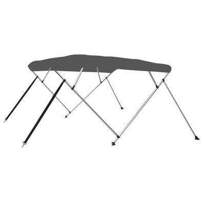vidaXL 4-Bow Bimini Top Anthrazit 243x180x137 cm