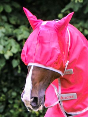 Bucas Freedom Fly Mask - Paradise Pink - Fliegenmaske S