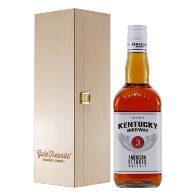 Kentucky Highway American Blended Whiskey mit Geschenk-HK