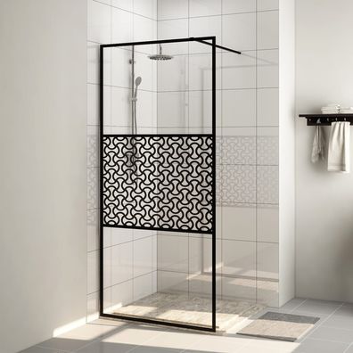vidaXL Duschwand für Begehbare Dusche mit Klarem ESG Glas 100x195 cm