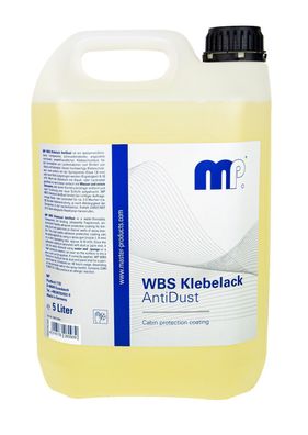 Klebelack AntiDust Kabinenklebelack Staubbindelack Lackierkabine WBS, 5L