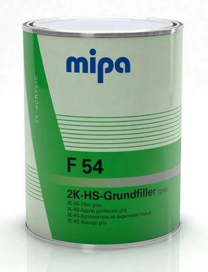 Mipa 2K-HS-Grundierfiller F 54 Fller, Grundierung, dunkelgrau Autolack Lack 1 L