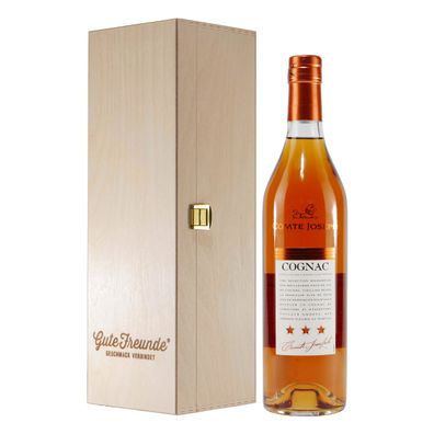 Comte Joseph Cognac mit Geschenk-Holzkiste