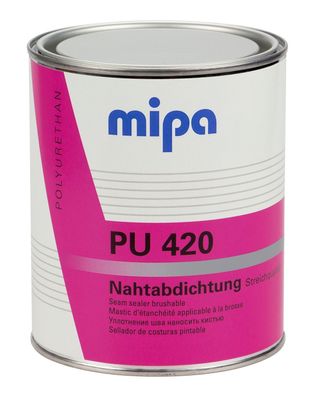 Mipa PU 420 Streichbare Nahtabdichtung, Karosseriedichtmasse,1Kg