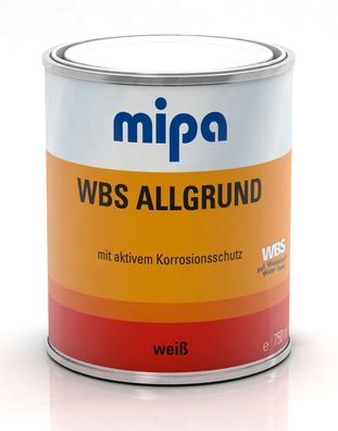 Mipa WBS Allgrund -Spezialgrundierung, 750 ml, weiß, wasserdnnbar, haftvermittelnd