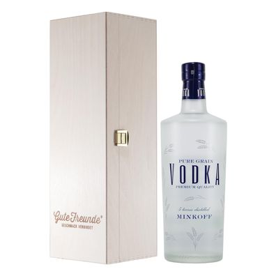 Minkoff Premium Vodka mit Geschenk-HK