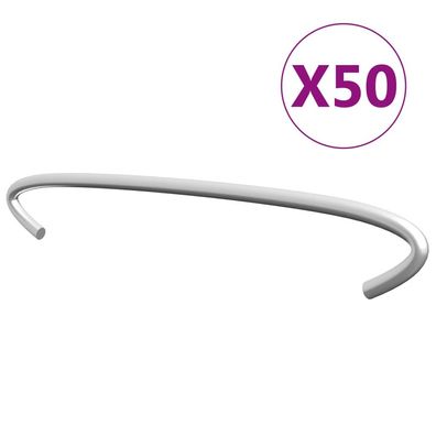 vidaXL Gabionen-Distanzhalter 50 Stk. Verzinkter Stahl 15 cm