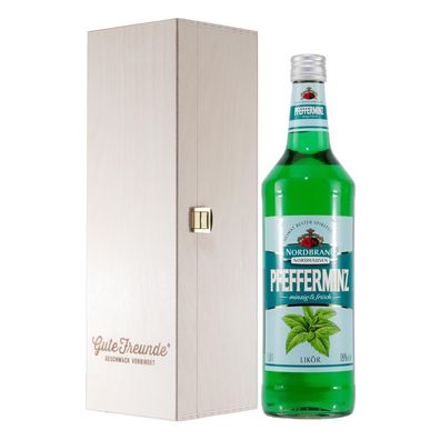 Nordbrand Pfefferminz Likör (1,0L) mit HK