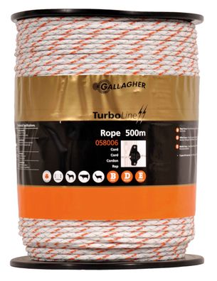 Gallagher TurboLine Cord 500m weiß