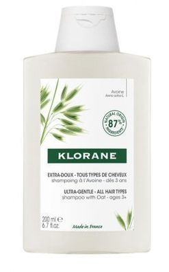 Klorane Feuchtigkeitsshampoo mit Bio-Hafer 200ml