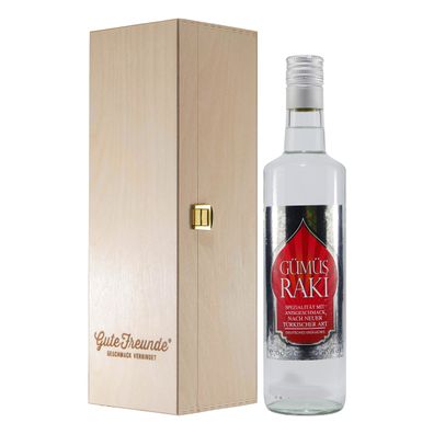 Gümüs Raki mit Geschenk-Holzkiste