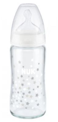 Nuk Glasflasche 240ml für Babynahrung