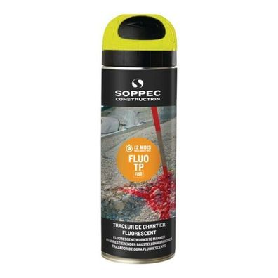 Soppec FLUO TP Baustellen-Markierspray GELB Neonlack 500 ml / 141517