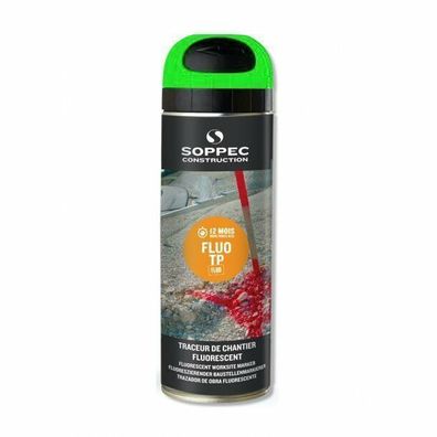 Soppec FLUO TP Baustellen-Markierspray GRßN Neonlack500 ml / 141518