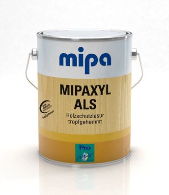 Mipaxyl ALS - Holzschutzlasur, seidenglänzend/2,5L, 1010 WEIß, atmungsaktiv