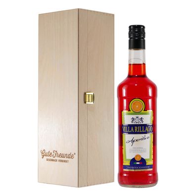 Villa Rillago Aperitivo mit Geschenk-Holzkiste