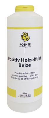 Rosner Positiv Holzeffektbeize Holzlack Beize Nadelholzbeize 10 Stahl 1 Liter