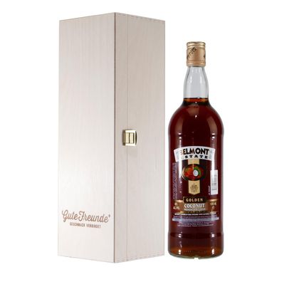 Belmont Estate Golden Coconut mit Geschenk-Holzkiste