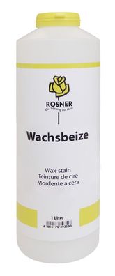 Rosner Wasserbasierende Wachsbeize Holzbeize R027 1 Liter Beize, Emulsion, Wachs