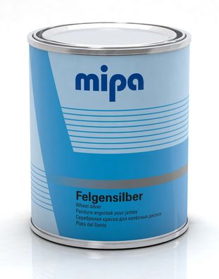 Mipa Felgensilber 1 l, Einschicht Lack, Felgen, kurze Trocknungszeit