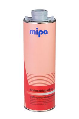 Mipa Steinschlagschutz UBS hellgrau 1 Liter, berlackierbar, Spritzware, Autolack