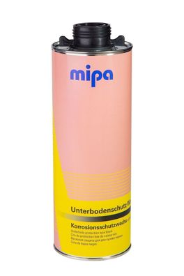 Mipa Unterbodenschutz Wax 1 Liter Spritzware Farben schwarz, berlackierbar, lack