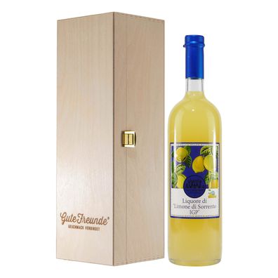 Villa Mazzolini Limone di Sorrento IGP mit Geschenk-Holzkiste