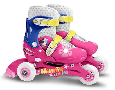 Inline-Skates Minnie Mouse Hardboot Weiß/Blau Größe 27/30