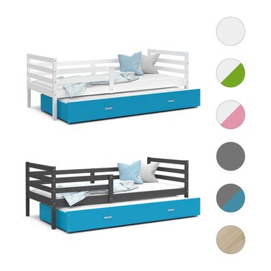 Kinderbett Jugendbett Einzelbett Carlo Schublade Funktionsbett Doppelbett Matratze