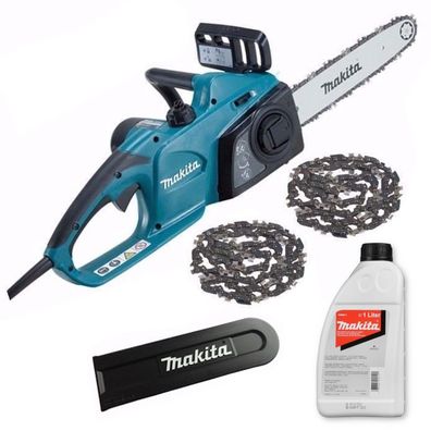 Makita Elektro-Kettensäge UC3541A + 3 Sägeketten 35cm