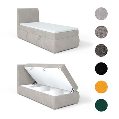 Boxspringbett Einzelbett Buffalo MiniÂ Bettkasten Matratze Topper