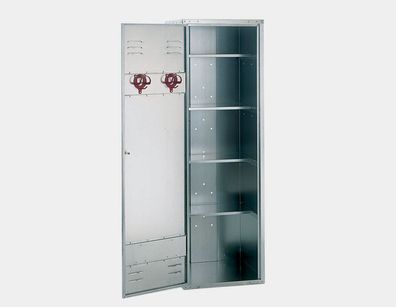 Growi Universalschrank, 106x60x60 cm mit Vorhängeschloss