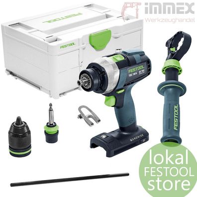 Festool Akku-Bohrschrauber 18V Quadrive TDC 18/4 I-Basic