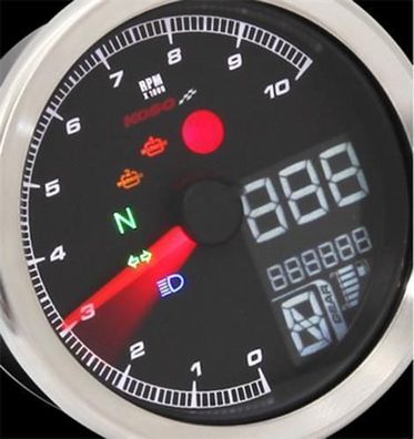 Koso TNT-04 Drehzahlmesser / / /chometer passend mit Chrome Ring
, BA051400