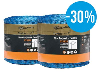 Gallagher Duopack TurboLine Litze Blau 2x400m