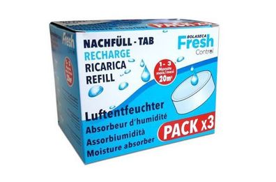 Luftentfeuchter Tabs 3x 450g Bolaseca Fresh Control 452f224 NEU