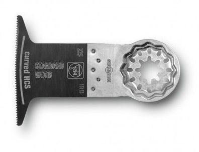 E-Cut Standard-Sägeblatt curved L50xB65mm, Aufnahme Starlock, VPE = 10 Stk