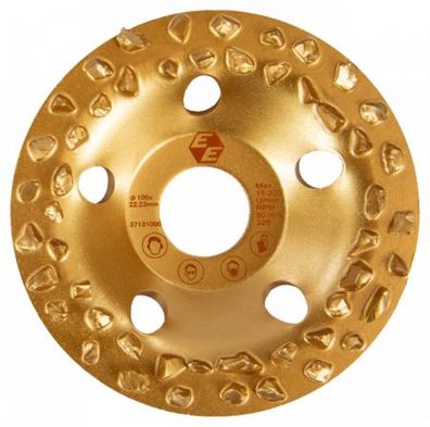 Eibenstock Hartmetall-Frässcheibe grob (gold)