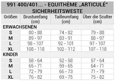 Equi-Thème Articulé Sicherheitsweste, Grau/Schwarz