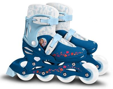 Inline-Skates Frozen 2 Hardboot Weiß/Blau Größe 30-33