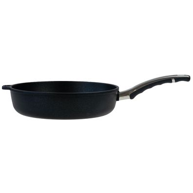 BAF Schmorpfanne Induktion 28 cm - große runde Antihaftpfanne Aluguss - hoher Rand