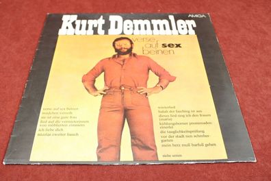 DDR Schallplatte Vinyl LP Kurt Demmler, Verse auf sex Beinen, Amiga