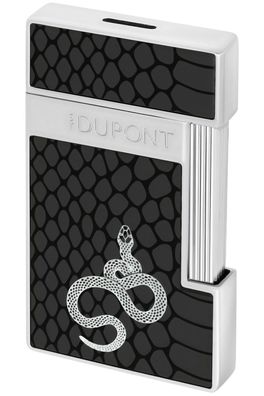 S.T. Dupont Feuerzeug Slimmy Snake Schwarz 028076