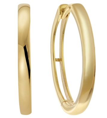 trendor Schmuck Damen-Ohrringe Gold 333/8K Creolen Ø 18 mm 68751