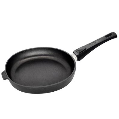 Eurolux flache Bratpfanne Induktion Aluguss Griff abnehmbar 20 cm - Art.-Nr. EU120-3