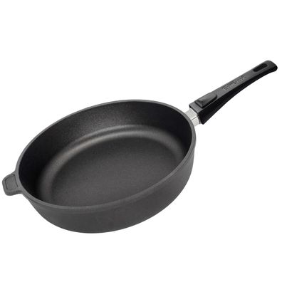 Eurolux hohe Bratpfanne Induktion Aluguss abnehmbarer Griff 28 cm - Art.-Nr. EU228-3