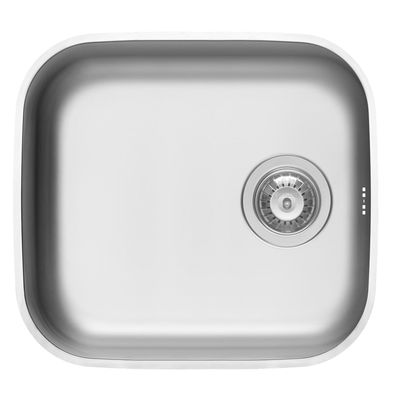 Pyramis Unterbaubecken 45 x 40 cm 1 Spülbecken Edelstahlspüle Unterbau-Montage